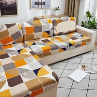 funiture protector floral printing sofa seat cushion cover corner sofa slipcover elastic couch cover chair cover 1234 seat