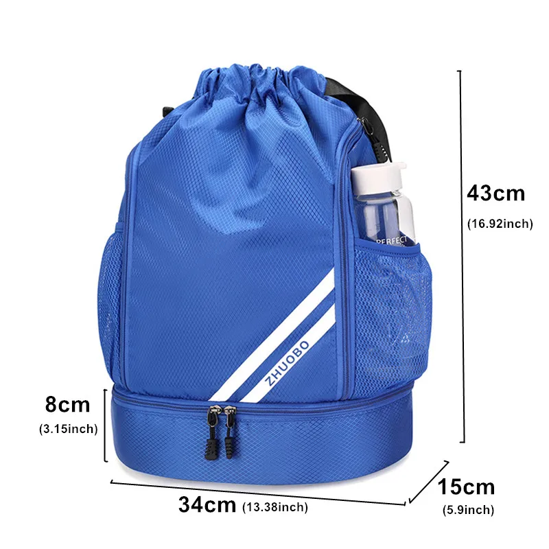 Gym Backpack Men Sports Weekend Male Drawstring Ball Packing Fitness Accessories Basketball Bolsas For Shoes Women's Travel Bag