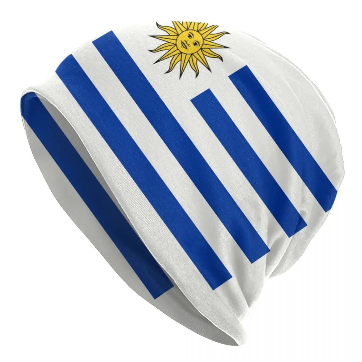 

Шапка унисекс с флагом уругвы, зимняя теплая шапка, мужская вязаная шапка, уличные лыжные шапочки в стиле хип-хоп, облегающие шапки