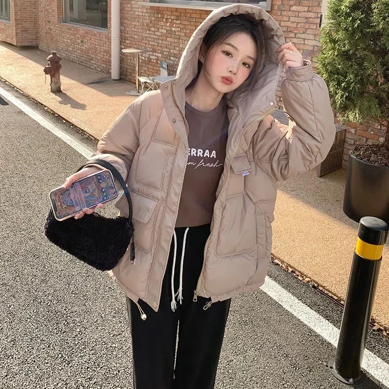 2022 New Winter Warm Thick Cotton Coat Women Loose Parkas Coat Winter Jacket Women Outwear Women Winter Short Down Padded Jacket