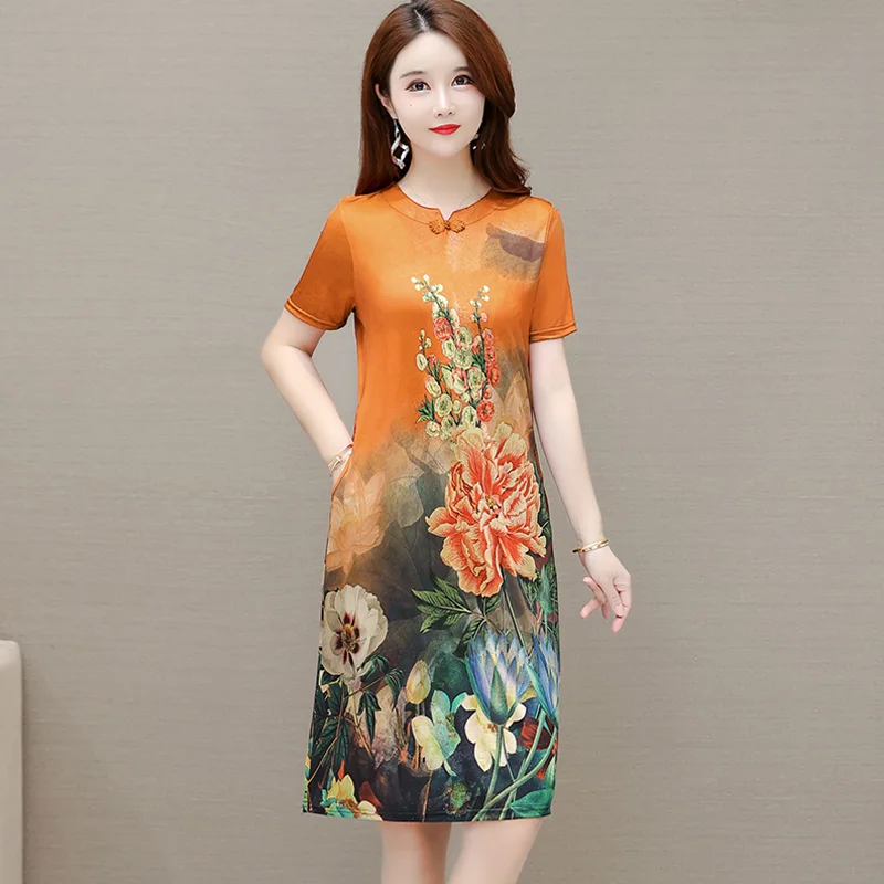 Новинка лета 2022 элегантная винтажная женская одежда большого размера для женщин