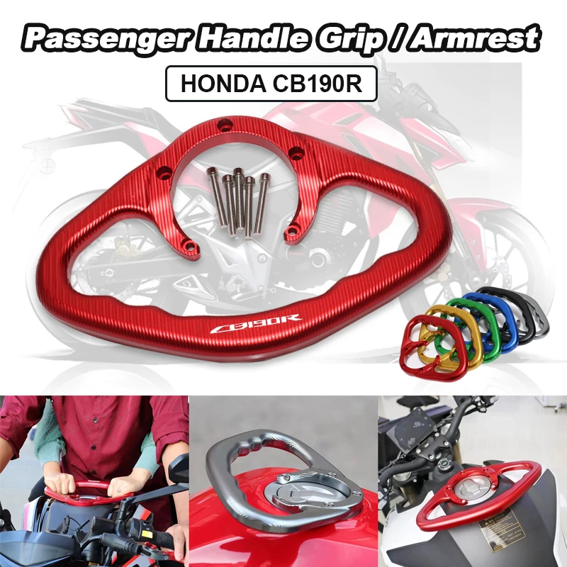 

Motorcycle Accessories Passenger Handle Grip Bar CNC Armrest Grab Holder for HONDA CB190R