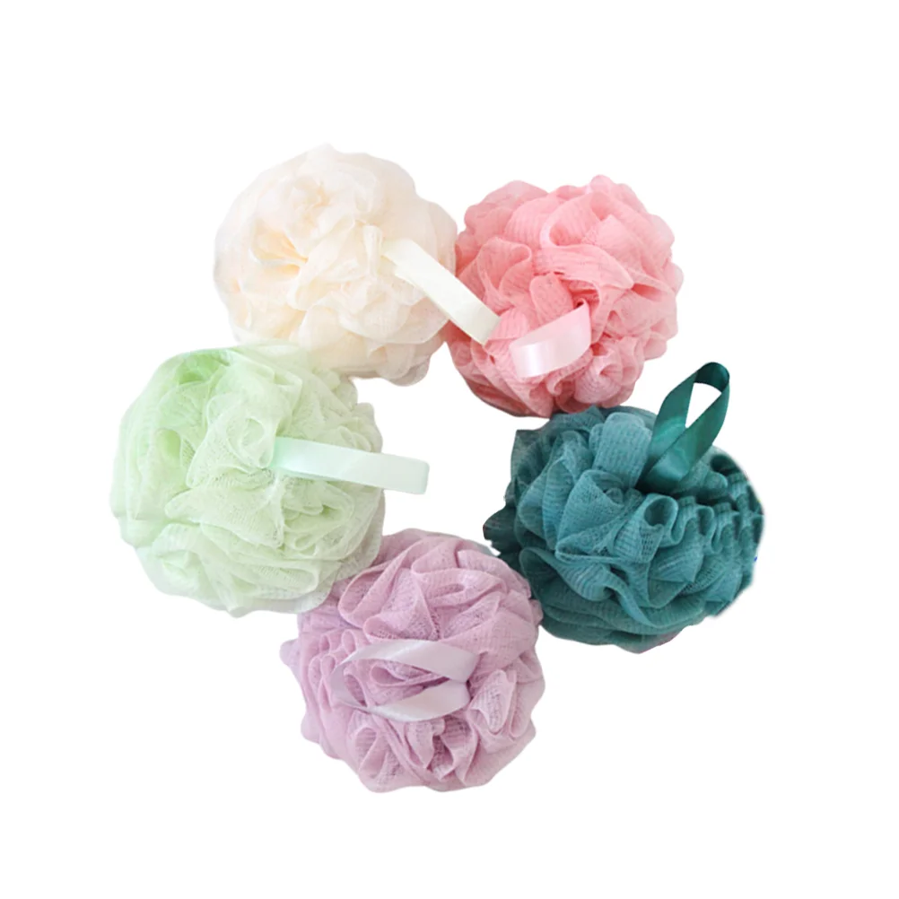 

Loofah Bath Shower Sponge Puff Pouf Bathroom Mesh Scrubber Accessories Bathing Brushes Exfoliating Loofa Padbrush Mitt Luffa