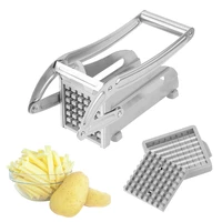 stainless steel vegetable tools kitchen gadgets cucumber cutting machine home practical potato strip cutter chipper slice