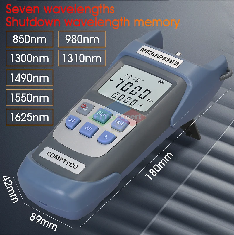 AUA-G710A/G510A Fiber Optical Power Meter FTTH Fiber Optical Cable Tester -70dBm~+10dBm/ -50dBm~+26dBm SC/FC Connector