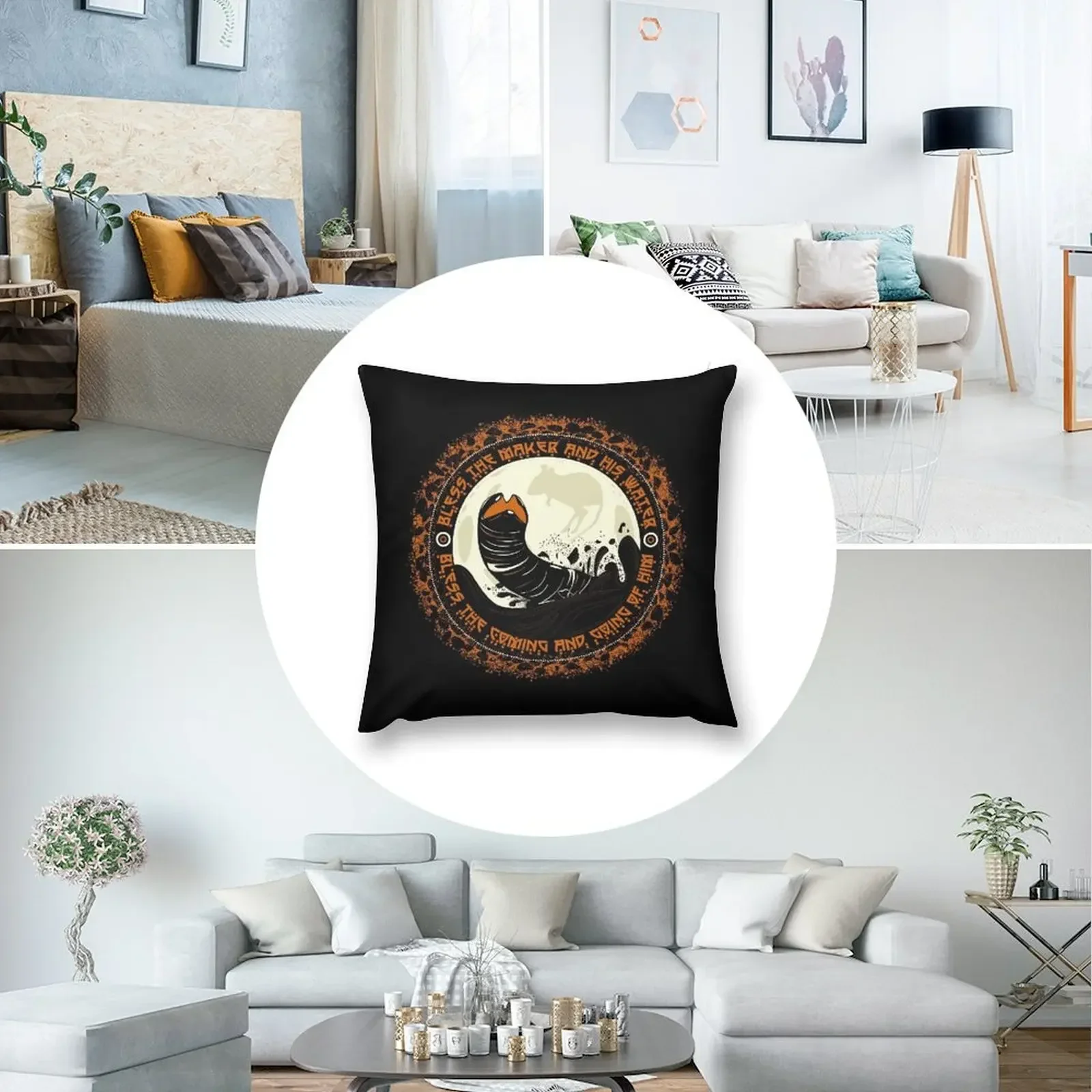 Декоративная подушка Shai Hulud 2 рождественские наволочки осенняя наволочка чехлы