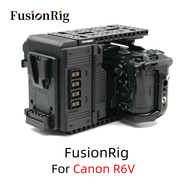 Фото FusionRig для камеры Canon R6V, модуль расширения корпуса, совместимый с Tilta TA-T102 и Smallrig 6372. №1