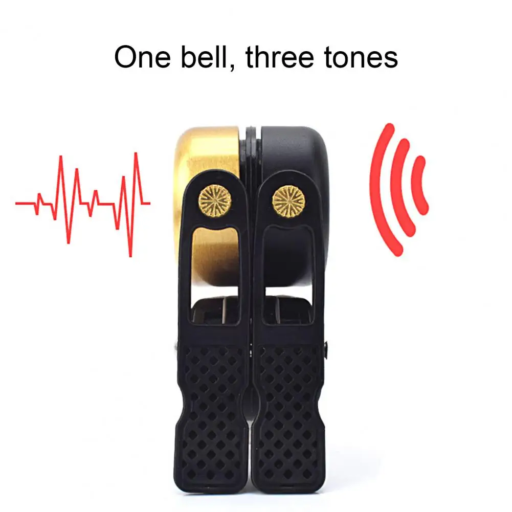 

Quality Cycling Alarm Double-sided Easy to Install Handlebar Bells Anti Rust Bicycle Alarm Bells