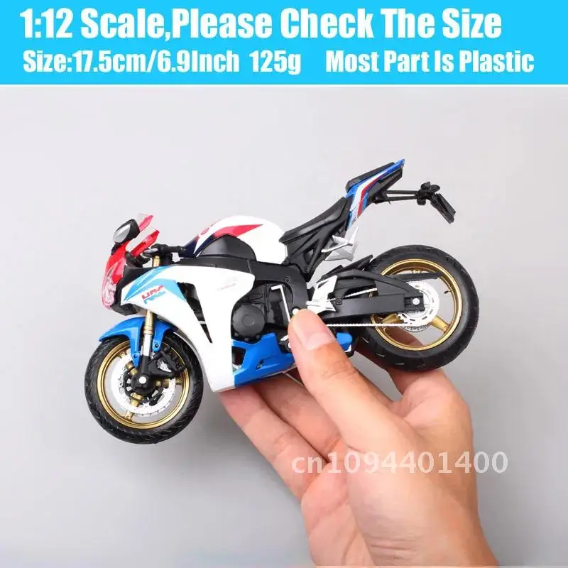 1/12 масштаб Honda CBR1000RR CBR Repsol Fireblade мотоцикл литой под давлением миниатюрные