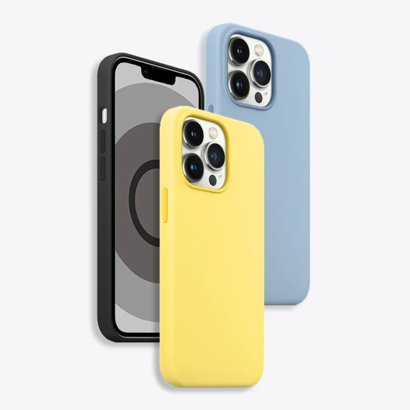 

Logo Official Animation For iPhone 13 12 Pro Max Mini Silicone Case Protective Cover For Magsafe Magnetic Wireless Charger