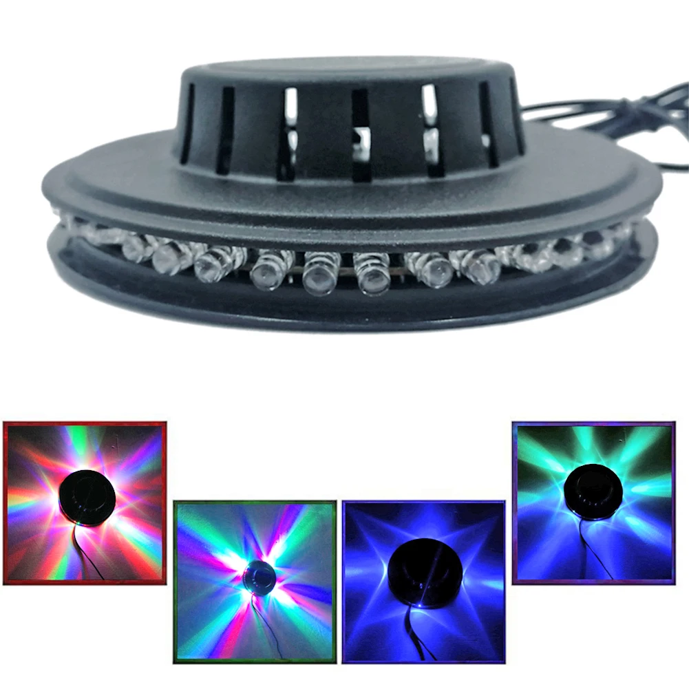 

5W USB RGB Sound Activated Rotating Disco Light LED Ball Party Stage Strobe Lamp KTV Bar Show Home Decoration