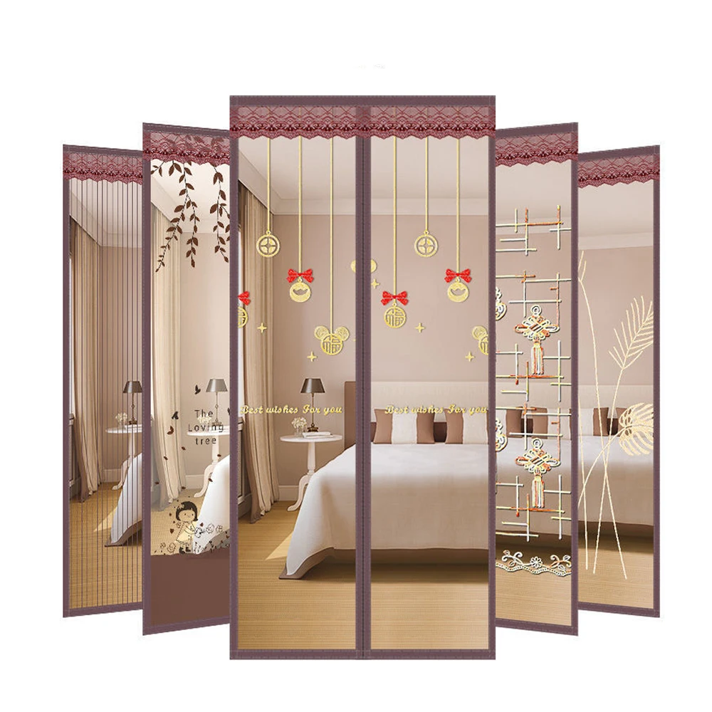 

Magnetic Screen Door Curtain Anti-Mosquito Net Fly Insect Screen Mesh Automatic Closing For Kitchen Window Home Protector