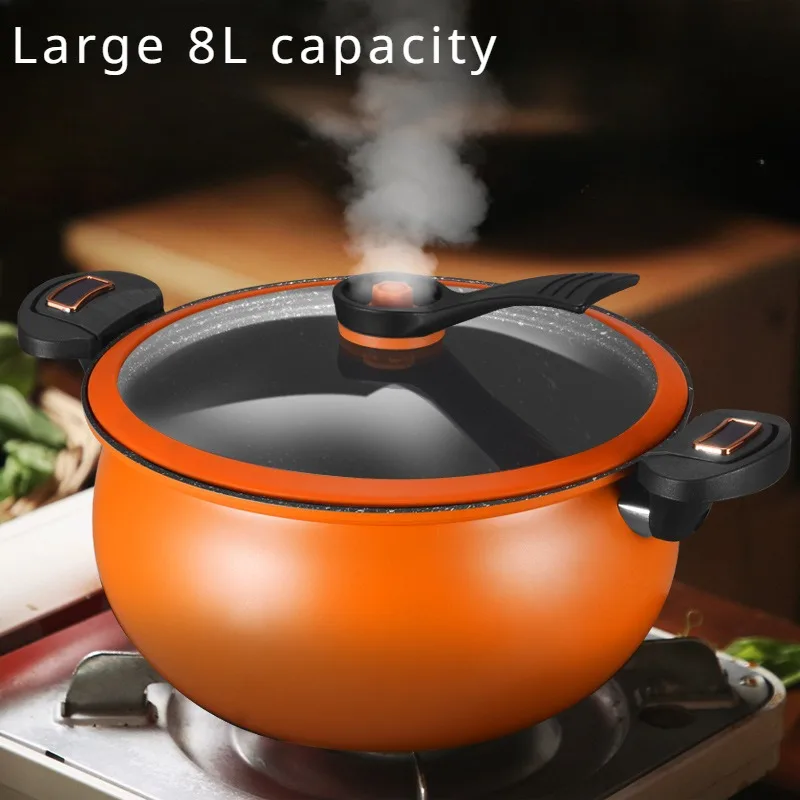 

Large Capacity Micro Pressure Cooker Non-Stick Pressure Cooker Household Pumpkin Pot Cooking Pot Soup Pot Cooking Pot Fryer