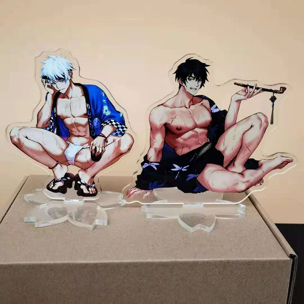 Аниме juютсу Kaisen Gojo Satoru Fushiguro Megumi акриловая фигурка BL подставка модель пластина