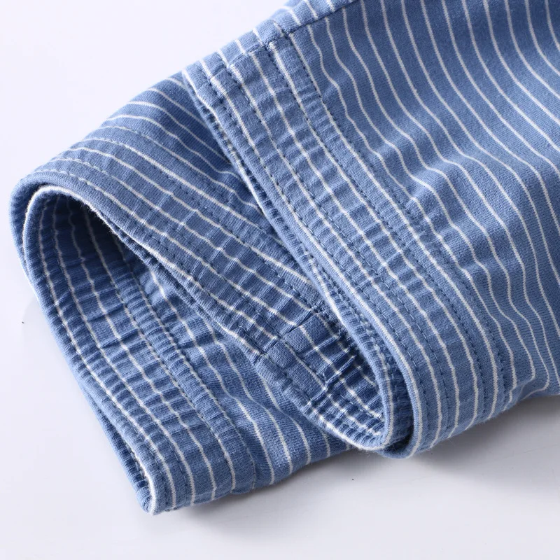 FK 4PCS Men's Boxers Home Casual Shorts Underpants Loose Panties Striped Cotton Underwears Arrow Pants 2023 Summer New Wholesale