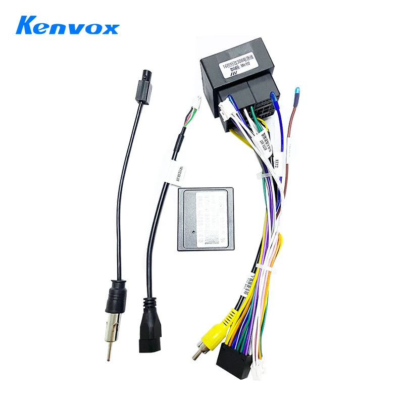 

Android автомобильный радиоприемник Canbus декодер для Peugeot 308/208/2008/4008/508L(2018)/Citroen C3 16-контактный жгут проводов вилка Кабель Питания