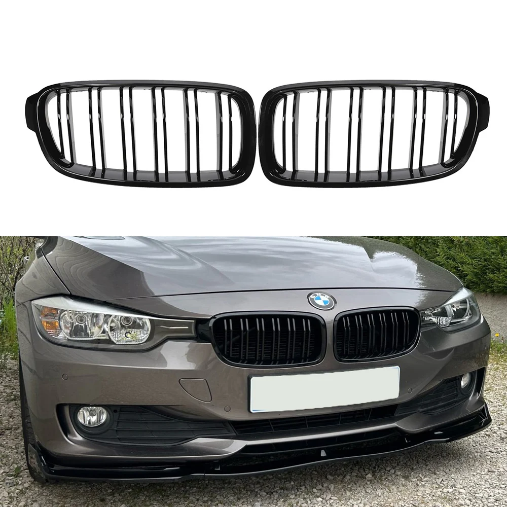 

Воздухозаборная решетка M3 Style для Bmw F30, F31, 3 серии, 318i, 320i, 330i, 320d, 330i, черная глянцевая передняя решетка радиатора, комплекты для тюнинга