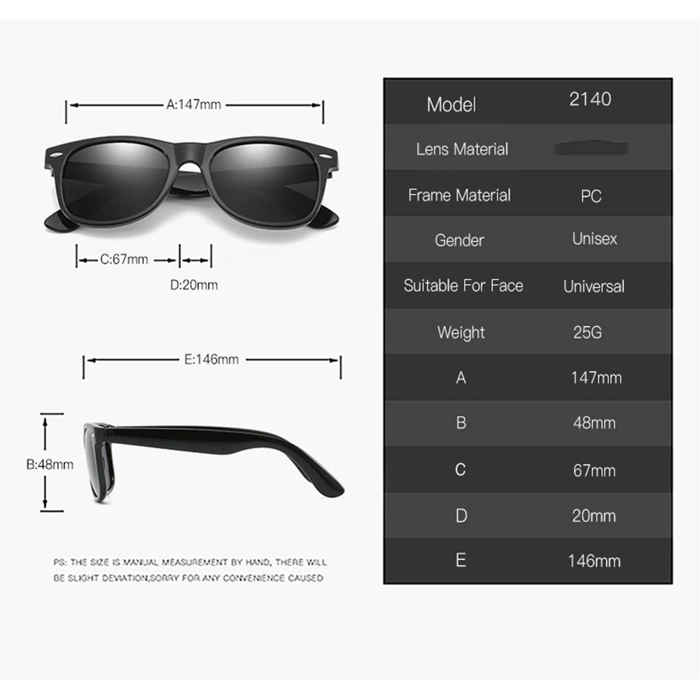 Классические солнцезащитные очки ручной работы в стиле ретро поляризационные