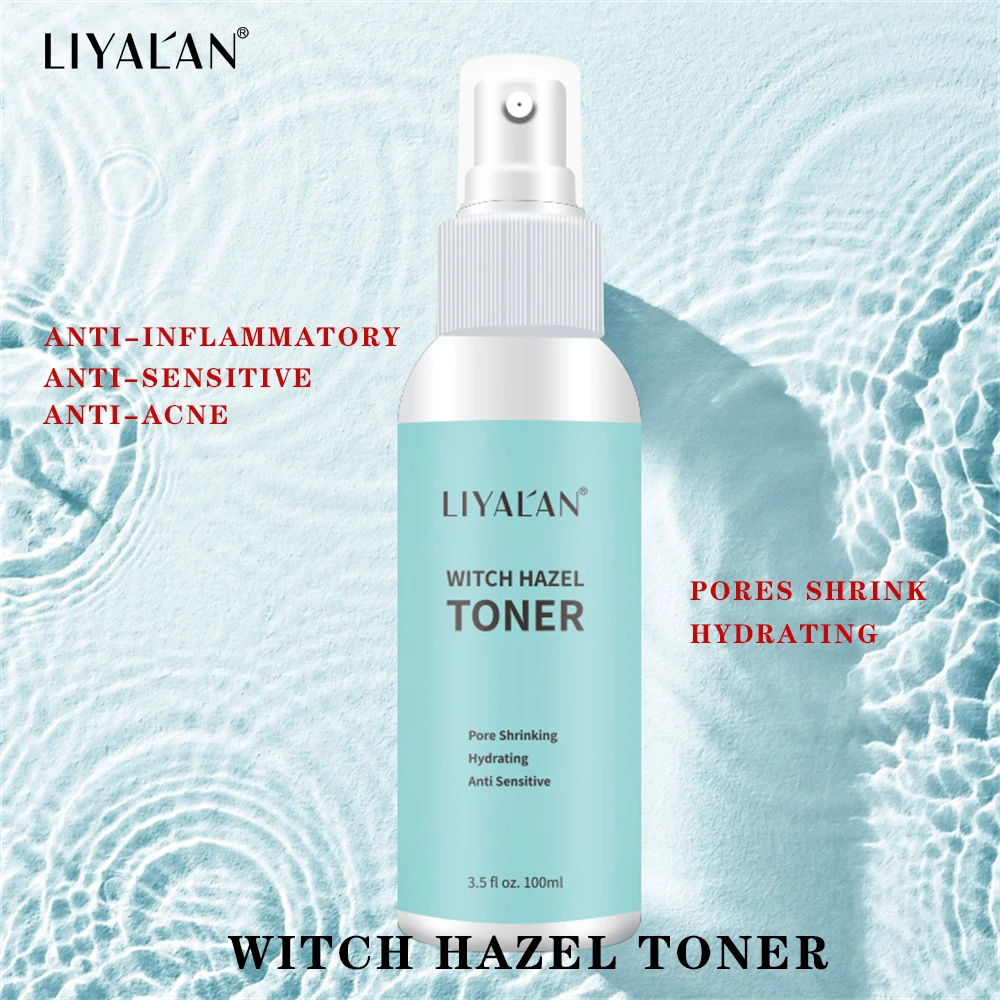 

Witch Hazel Toner Face Moisturizing Pores Shrink Anti-inflammation Reduce Acne Facial Water Anti Sensitive Dry Skin Care Spray