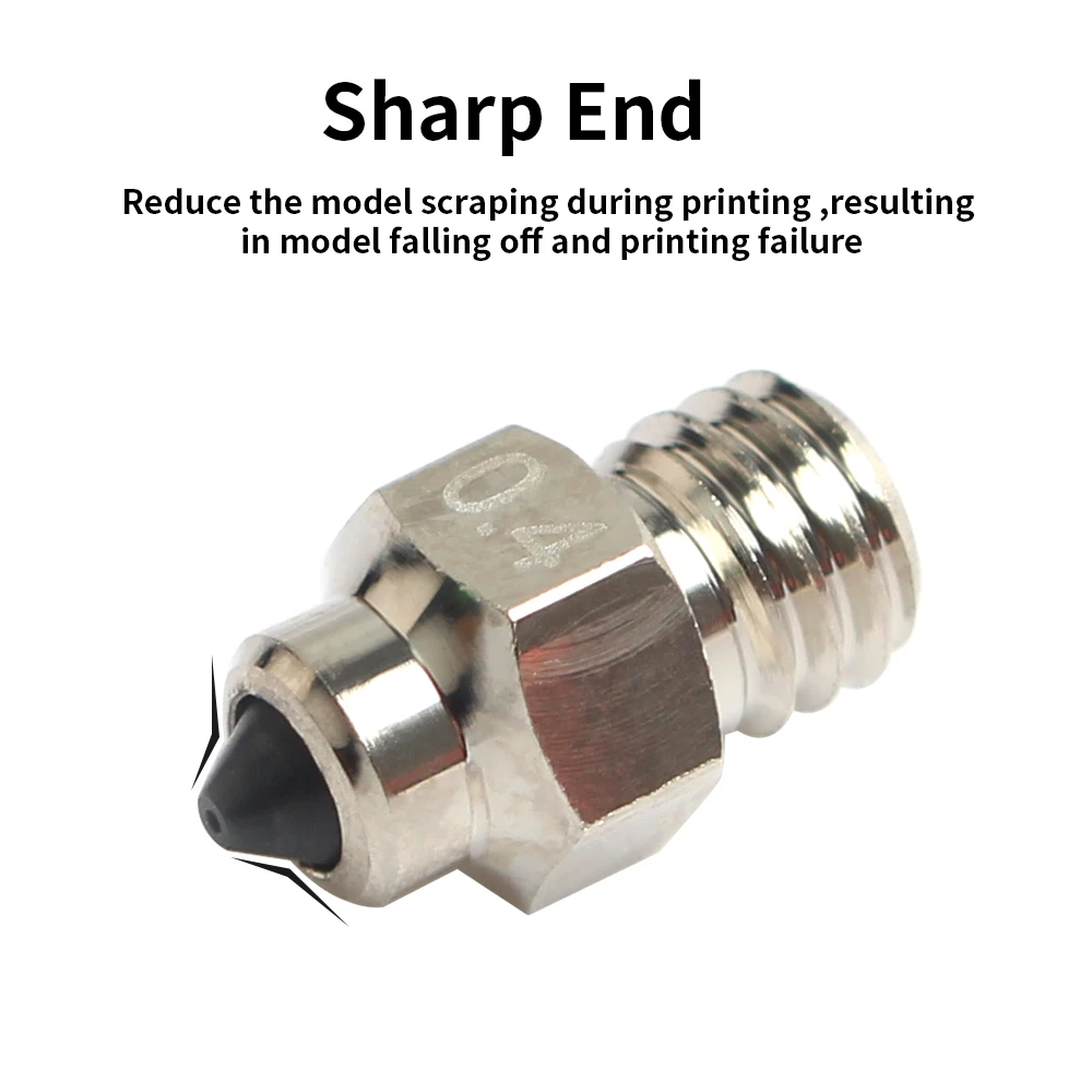 Биметаллическое сопло HC FYSETC DLC для 3D-принтера V6 / Volcano /Mk8 Ho...