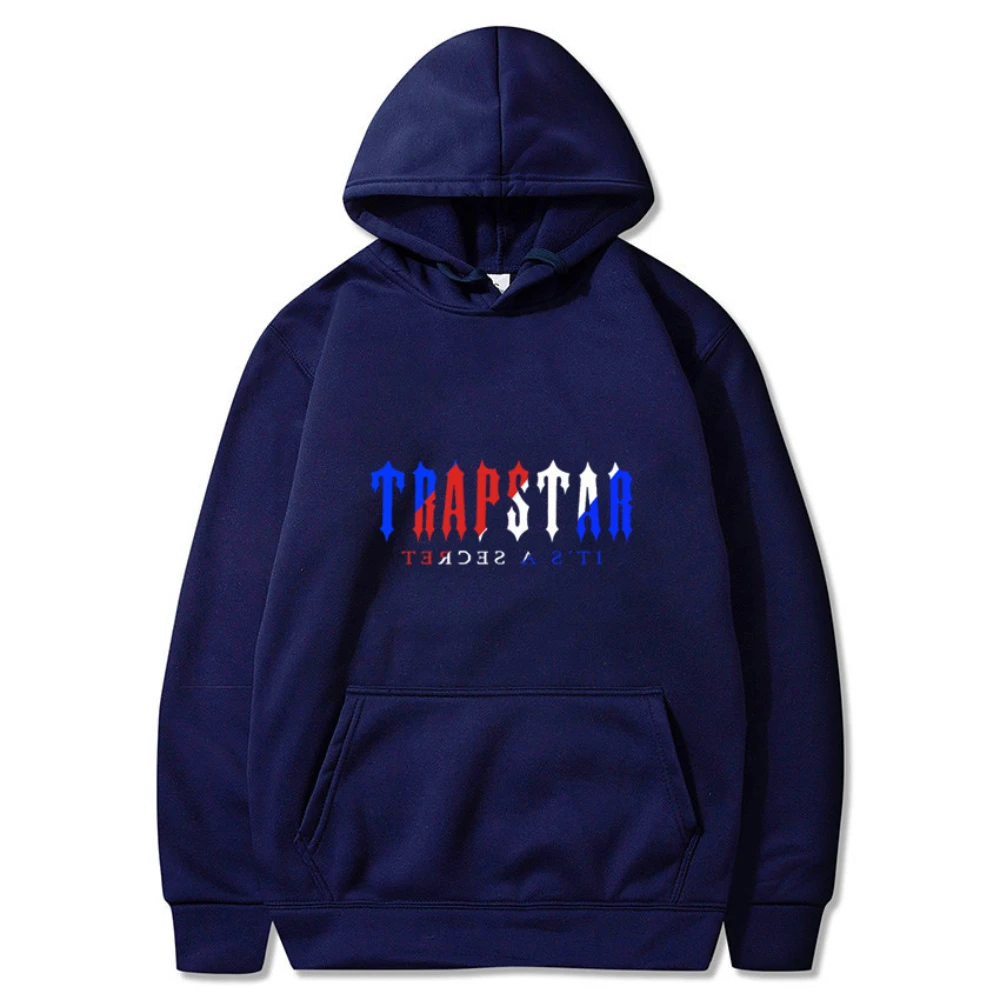 

The whole network new new TRAPSTAR digital printing trend European and American men's and women's pullover hoodie sweater
