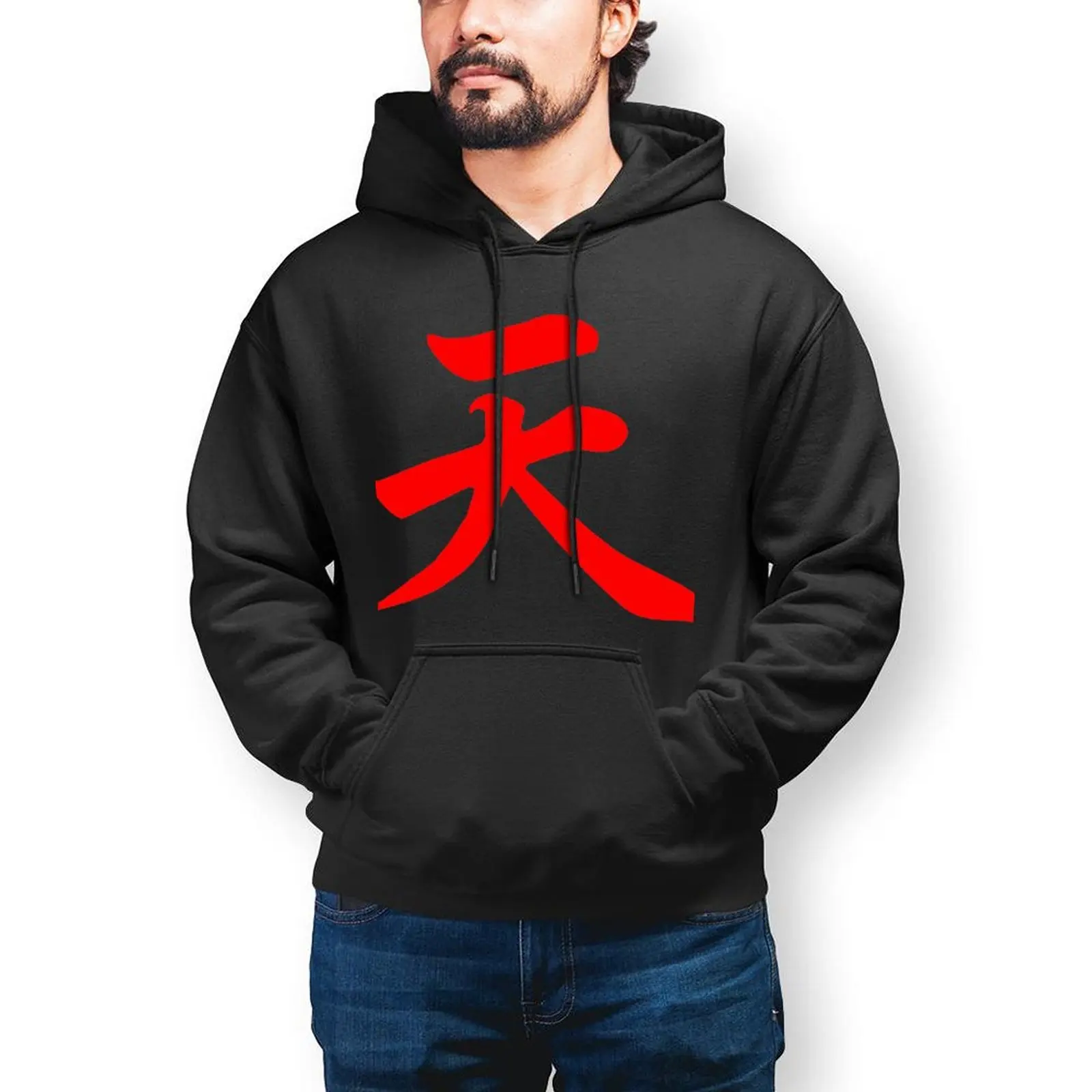 

Akuma Mens Loose Hoodies Man Akuma Streetwear Pullover Hoodie Winter Modern Graphic Sweatshirts Plus Size