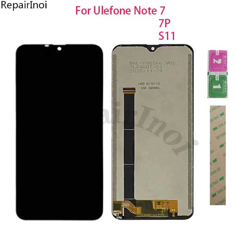 

6.1" LCD Display For Ulefone Note 7 7P Display LCD Touch Screen Digitizer Assembly For Ulefone S11 Phone LCD Display Tools