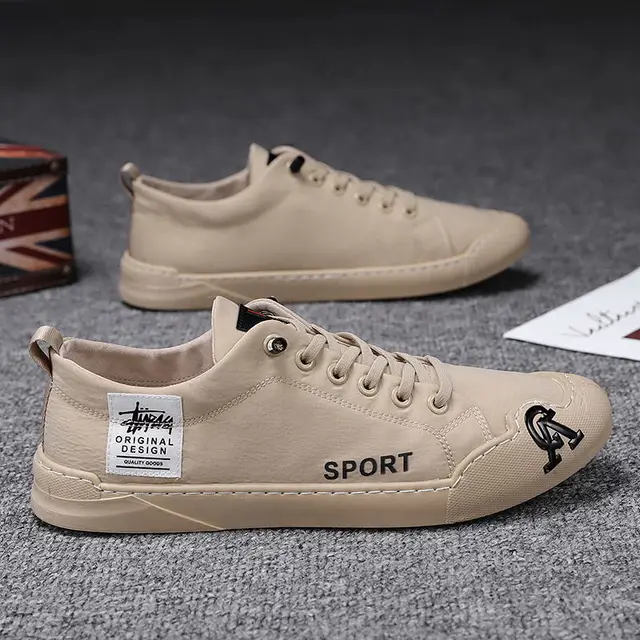Mannen Casual Sneakers Nieuwe Mode Geest Ronde Neus Mannen Casual Schoenen  Ademende Lace Up Mannen Canvas Schoenen | АлиЭкспресс