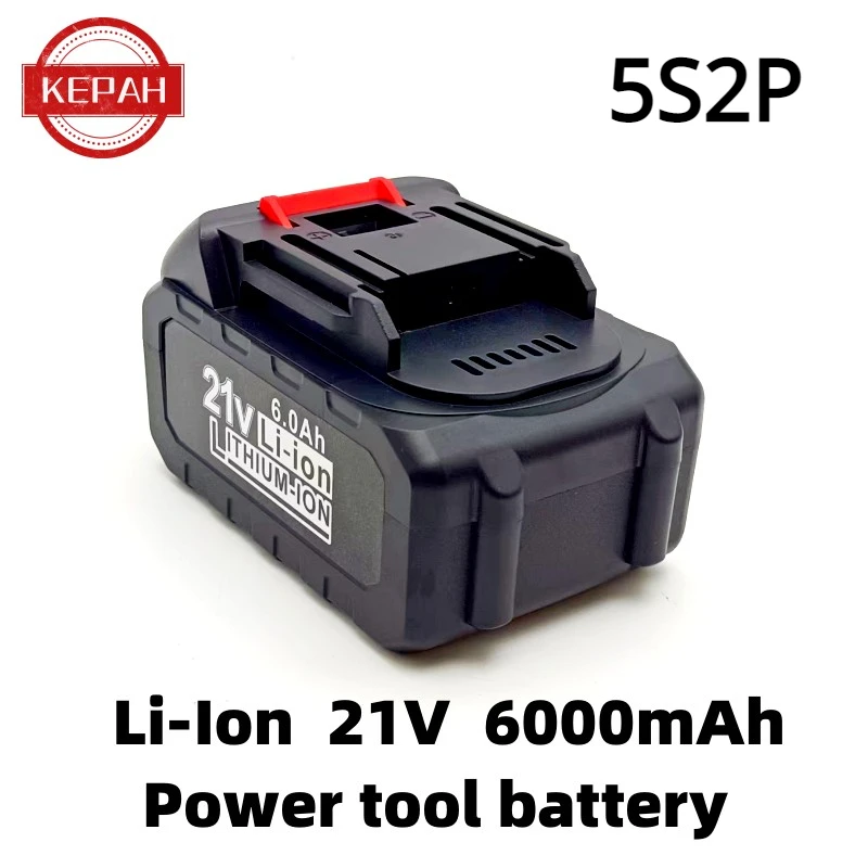 

New 21V 6000mah fast charging lithium-ion battery for electric tools, suitable for BL1850, BL1840, BL1440 (196391-6)