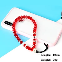 new bohomia crystal beaded phone strap for women vintage handmade crystal cellphone case lanyard phone chain jewelry accessories