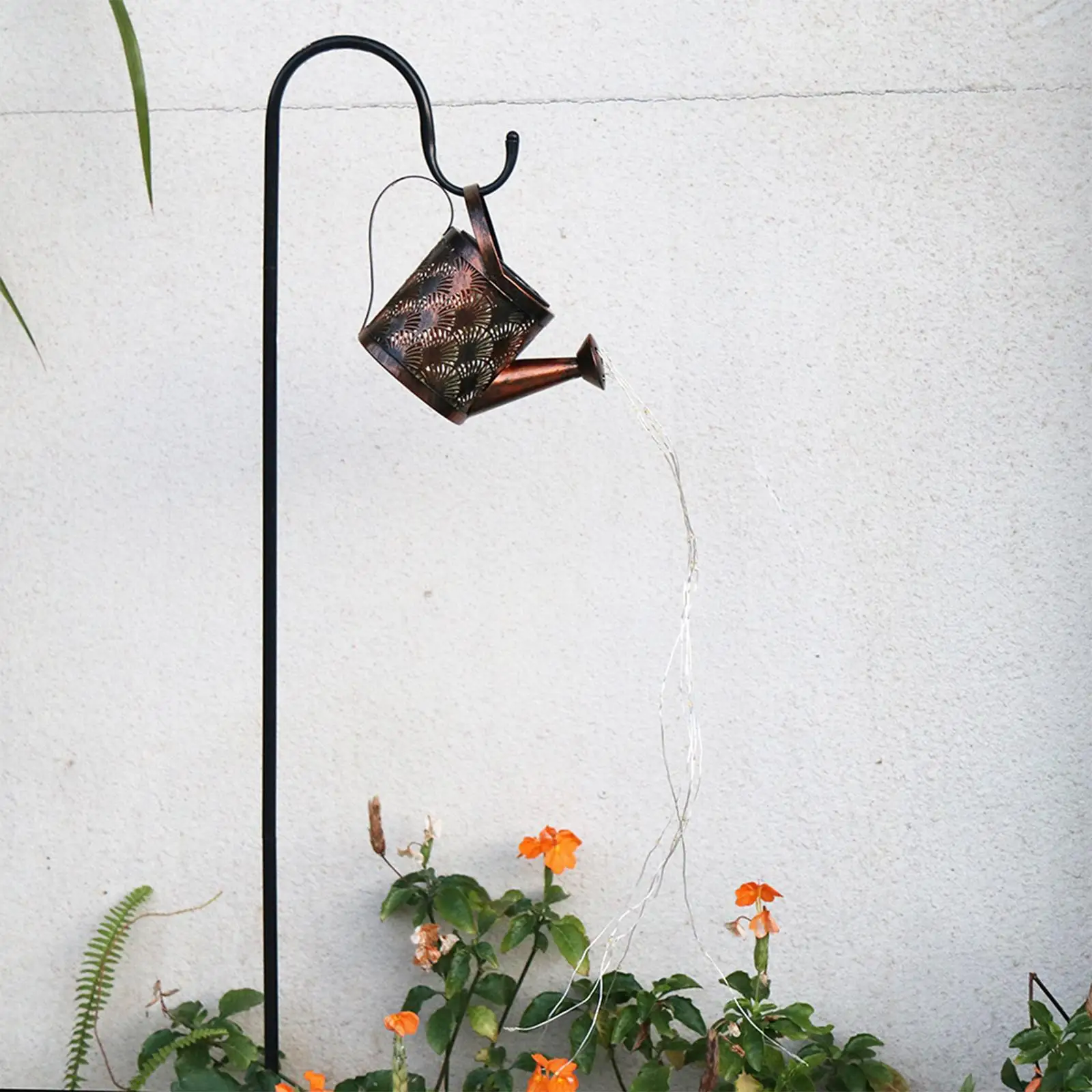 

Solar Watering Can Light Solar Lantern Waterproof Decorative Garden Art LED Light Waterfall String Lights for Courtyard Lawn