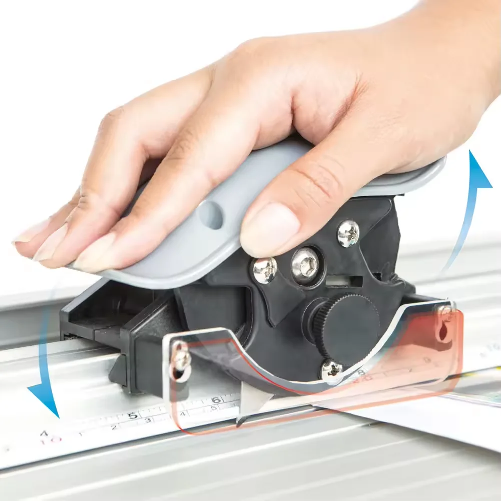 Фото Станок для резки раздвижной доски KT с линейкой, триммер для бумаги, столешница, 60 дюймов, 152 см, ручная виниловая машина из алюминиевого сплава, 10 мм №3