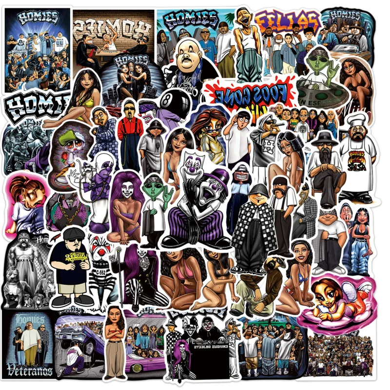 

10/30/50/100PCS Classic DIY Stickers Graffiti Stickers For Laptop Luggage Car PVC Waterproof Decal Sticker Kid Toy Decal