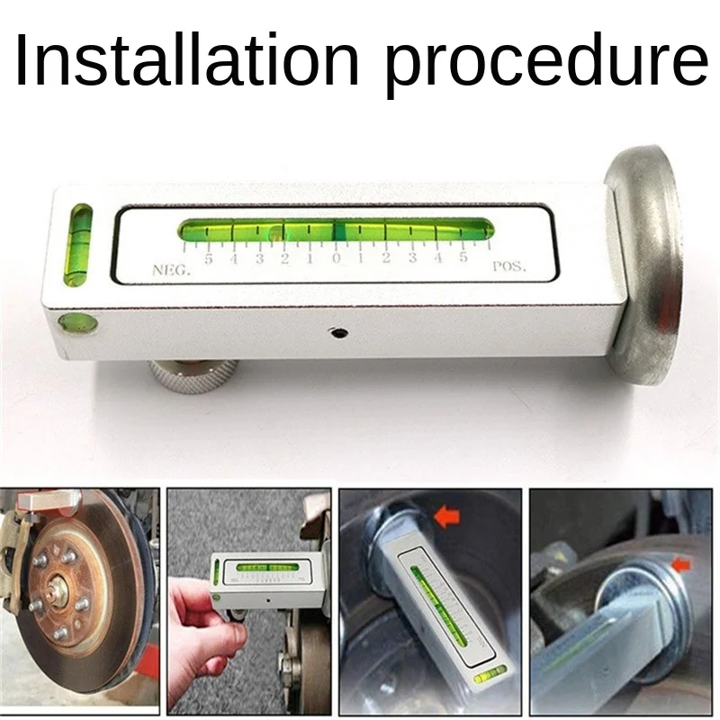 

Adjustable Magnetic Camber Castor Strut Wheel Alignment Gauge Tool Four Wheel Positioner