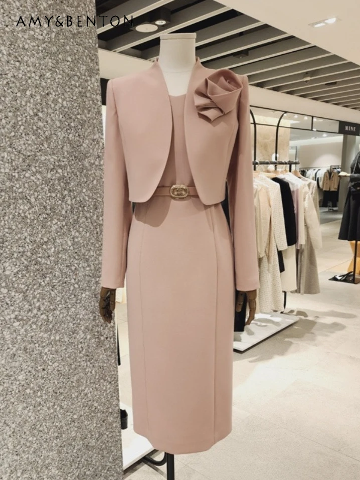 2024 весенне-осенний новый офисный женский элегантный изящный короткий пиджак с