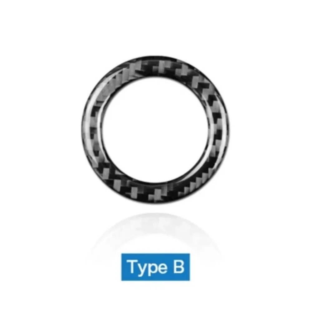

Углеродное волокно, автомобильный переключатель зажигания, кольцо с отверстием для ключа, накладка, наклейка для Mercedes-Benz W204 W212 W246 A B C E Class GLA CLA GLC SLK