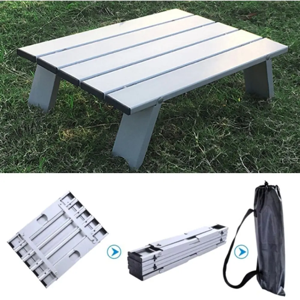 

Ultralight Portable Folding Camping Table Foldable Outdoor Dinner Desk High Strength Aluminum Alloy For Garden Party Picnic BBQ
