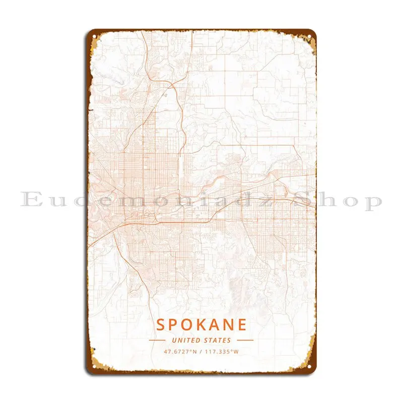

Spokane, Соединенные Штаты, искусственная стена, пещера, ретро, создайте стены, фотопостер