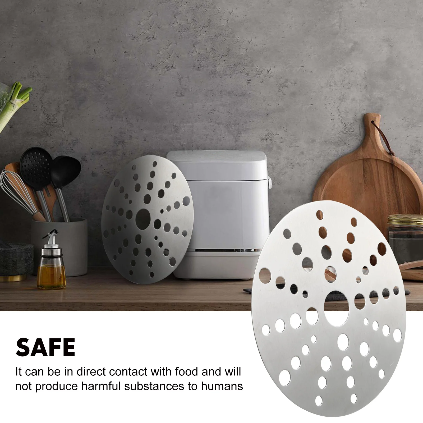 

Induction Diffuser Heat Plate Adapter Steel Cooker Kitchen Guard Flame Electric Sheet Plates Rack Steamer Cooktop Ring Gadget