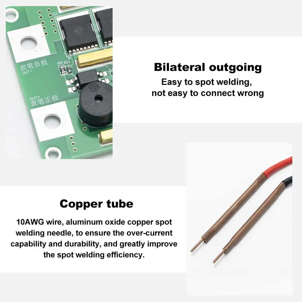 

Professional Digital Display Spots Welding Machine Positive/Negative Marks Circuit Board Wear-resistant Spot Welder