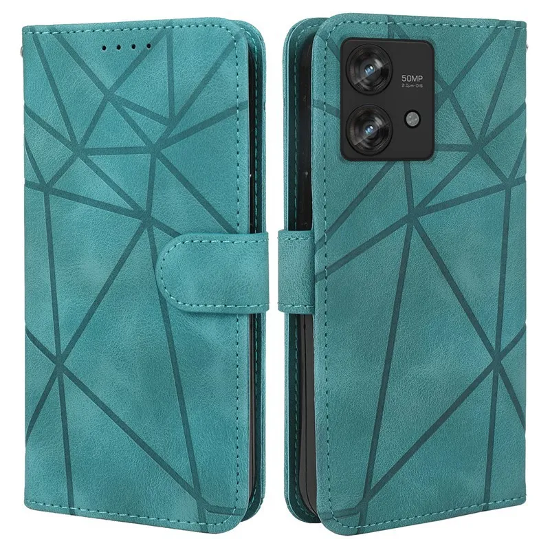 Кожаный чехол-книжка для Motorola Moto Edge 40 Neo 5G матовый чехол-кошелек карт чехлы MotoEdge40Neo