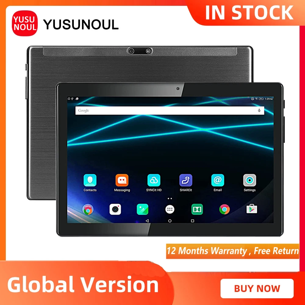 Global Google Version 4G LTE Tablet 10 Inch Android 10.0 Deca Core Google Play Dual 4G LTE 8+128GB GPS Bluetooth WiFi Tablet Pc