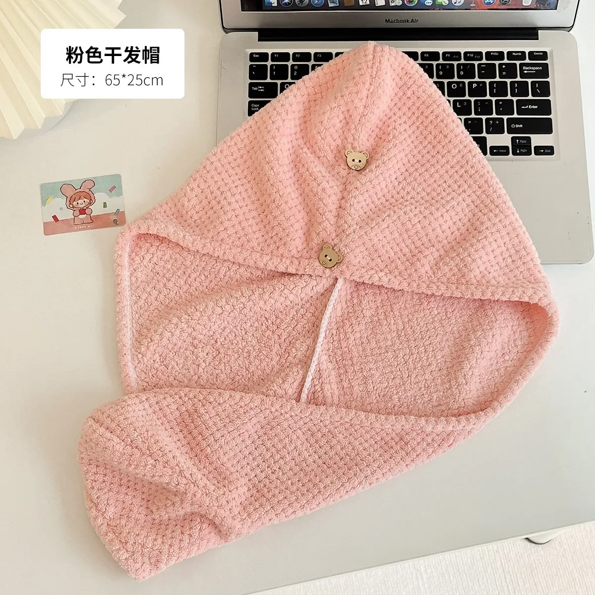 Быстросохнущая шапочка для обертывания шампуня супервпитывающее полотенце