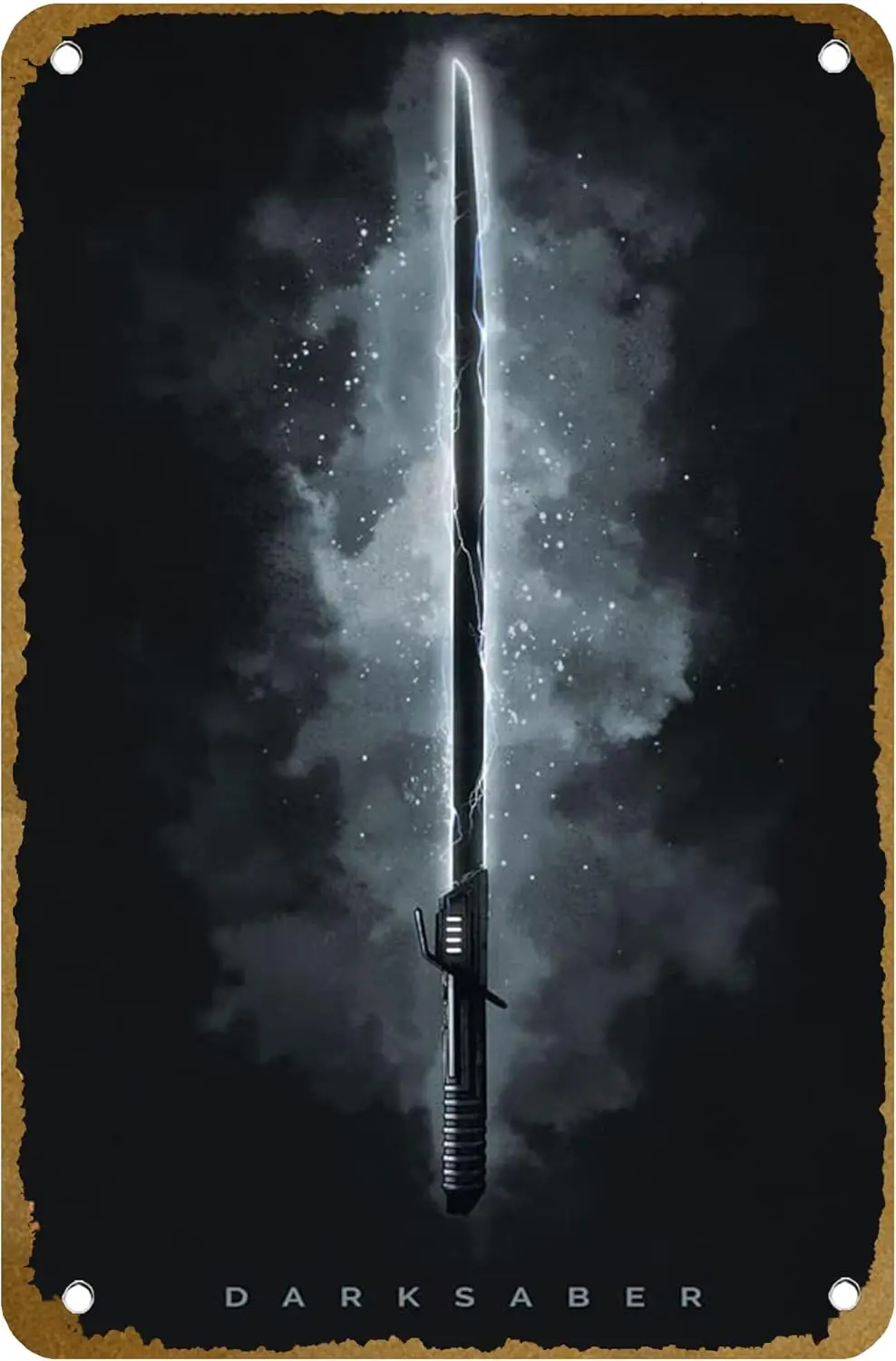 Постер Darksaber Lightsabers винтажный металлический жестяной знак с логотипом семейного