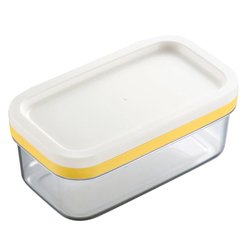 

With Lid Container Portable Kitchen Food Rectangle Dish Cutting Storage Keeper Cheese Home Butter Box Sealing