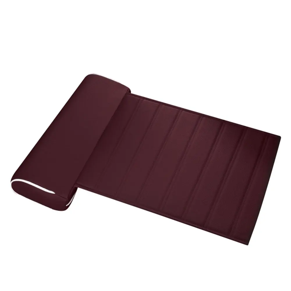 

Faux Leather Car Seat Leg Thigh Support Cushion Pillow Lengthen Pad Seat Cushion With Comfort Memory Foam Non-Slip Rubber Vehicl