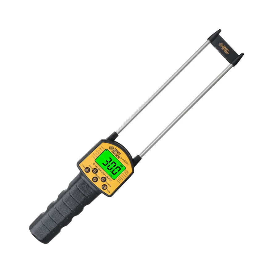 

F50 Digital Moisture Meter Cereal humidity Meter AR991 For Use In Corn Wheat Rice Grains Wheat Flour Monkfish Seed