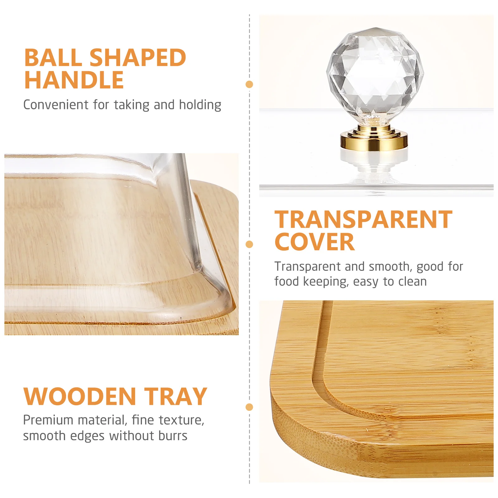 Блюдо для дегустации хлеба витрина купольная форма торта акриловые тарелки