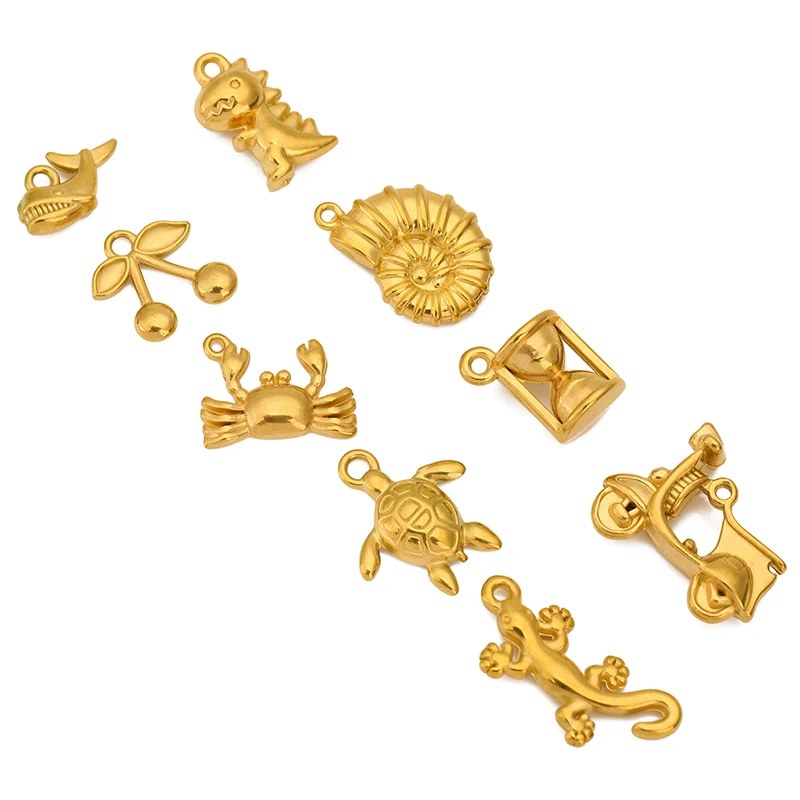 3 шт. шармы-песочные часы из нержавеющей стали Semorilry