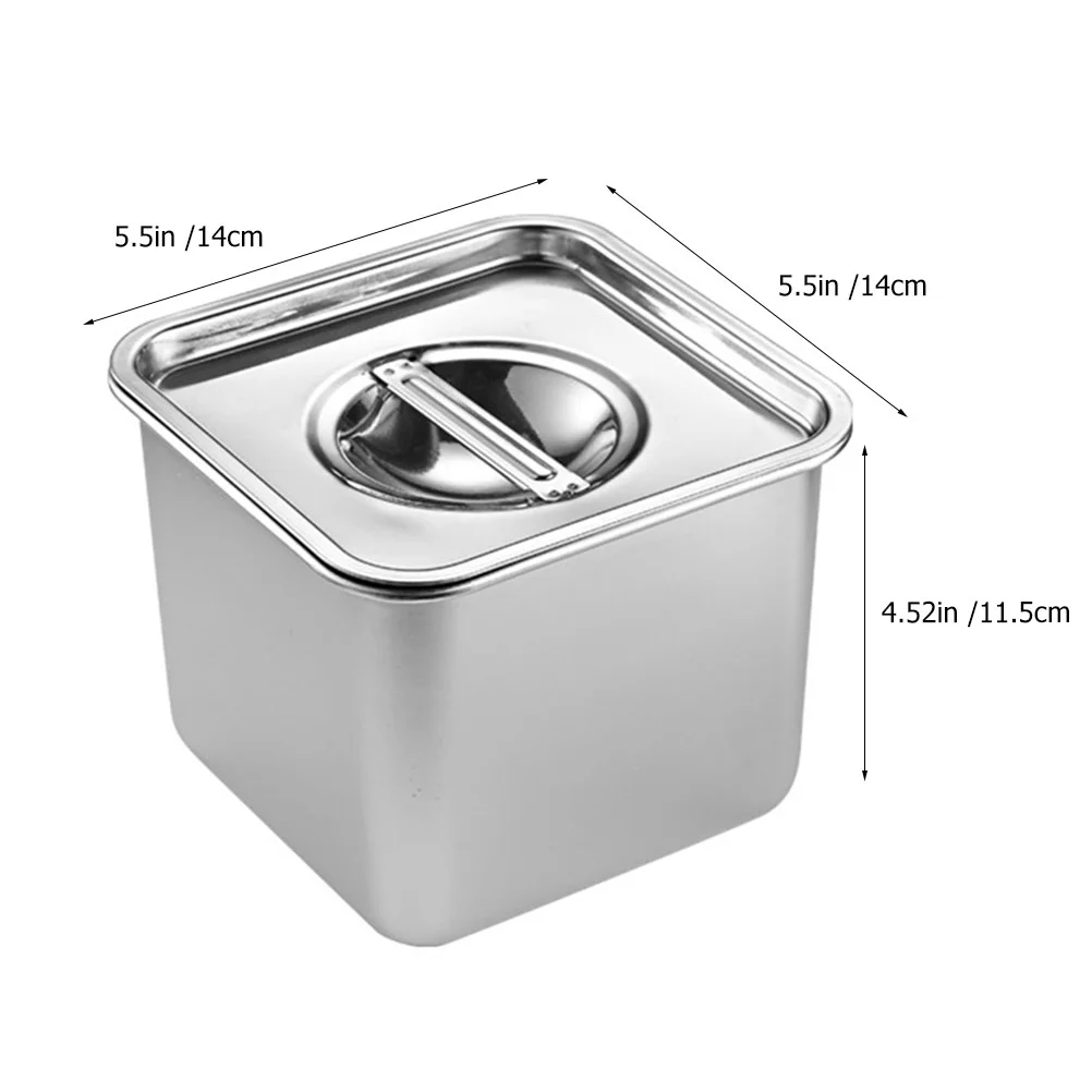 

Condiment Seasoning Container Jar Sugar Containers Storage Pot Stainless Steelsalt Box Lids Jars Cruet Pepper Kitchen
